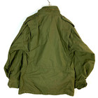 Vintage Military Field Jacket Size Medium Green Full Zip 1973 Vietnam Era 70s