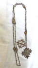Pre 1933 Fratelli Coppini Italy 800 Silver Crosses On 40  Hammer Chain 57 1 Gram