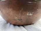 Vintage Early 20th Century Handmade Hammered Copper Inside Silvered Bowl