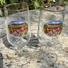 Vtg German Souvenir Barware Set Of 9 Heidenheim Schloss Hellenstein Vmc Reims