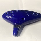 Legend Of Zelda Ocarina Of Time Blue Ceramic Ocarina Instrument