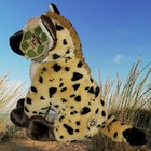 Nwt 16  The Petting Zoo Dog Hyena Plush Stuffed Animal Recycled