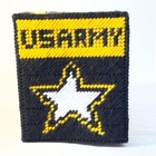 Us Army Tissue Box Cover Square Handmade