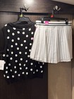 Justice Pleated Skirt And Wonder Nation Polka Dot Sleeveless Sweater Outfit Set