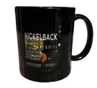 Nickelback Get Rollin    World Tour Black Coffee Mug 2023 Rock Band Merchandise