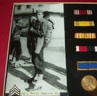 Beautiful Named Ww2 41st Infantry Division New Guinea Vet Shadowbox Display 