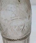 Rare Vintage Queen Beverages Heavy Glass Soda Bottle 9 48   66936 Viginia Mn
