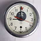 Vintage Russian Soviet Cccp Kauahguyckue Maritime Submarine Clock Signed Key