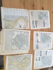 Lot Of 16 Antique 1850 Morse Map North South America New York Ireland India Rare