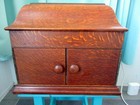 Antique Victor Victrola Vv-viii Quarter Sawn Oak Phonograph  Plays  Vg Condition