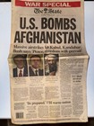 Vtg The State Sc Newspaper October 8  2001  Usa Bombs Afghanistan War Special