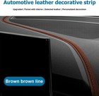 9 84ft 3m  Automobile Interior Trim Strip Leather Decorative Line  Car Brown