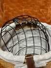 Bike Wicker Pet Basket Bike Basket For Small Dogs cats Pet Carrier Detachable
