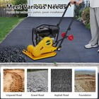 7hp Plate Compactor Rammer 22 x16   212cc Vibratory Compaction Tamper 5600 Vpm
