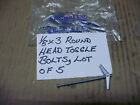 Diamond Communications Product Round   Flat Head Toggle Bolts  Sold In Lots Of 5
