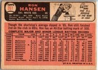 1966 -ron Hansen- Topps Autograph signed auto Baseball Card  261 White Sox