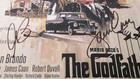 Godfather Movie Poster Cast Francis Ford Coppola Pacino Caan Signed Autographed