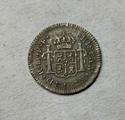 1 2 Real Charles Iii 1782 Mexico City Spanish Colonial Carolus Ag