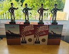 New-2026  set Of 4  Saratoga Mini Lawn Jockey Statues-colors-red blue aqua green