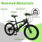 20 Inch Child Bike Mountain Bike High Carbon Steel Bicycle 7-speed City Bike