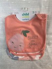 Child Of Mine Carters Baby Girls Bib 3 Pack Pink Fruit Pear Floral Bibs New