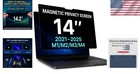 Magnetic Privacy Screen For Macbook Pro 14   - Blue Light Blocking Anti-spy F   