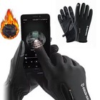 Winter Gloves Touch Screen Warm Motorcycle Motorbike Cycling Full Finger Mittens