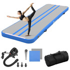 13 Ft Inflatable Air Track Gymnastics Mat With Pump For Home And Outdoor Use