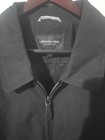 London Fog Men   s Black Jacket Size 3xl Light Weight