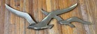 Vintage Gatco Solid Brass Seagull Wall Art Mid Century Modern Mcm Sculpture