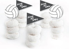 Bump  Set  Spike - Volleyball - Dessert Cupcake Toppers - Baby Shower  Birthday