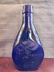 Clevenger Brothers Oregano Herb Cobalt Blue Vintage Glass Bottle