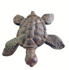 Sea Turtle Cast Iron Figurine Nautical Tropical Beach Home Decor 3  L Gift