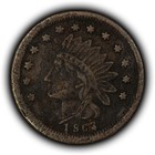 Civil War Token Store Card 1863 Robert Wright Dry Goods Cincinnati Ohio - Z6594