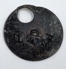 Early Coal Miners Brass Tag Tool Pit Check Time Mining Token  112