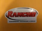 Rancho Performance Suspension And Shocks Vinyl Logo Decal Sticker
