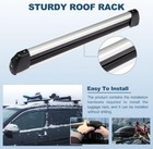 Ski Snowboard Roof Rack Carrier 31 7  Universal Ski Rack For Car Roof With Lock