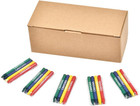 Crayons Bulk Pack  Regular Size  4 Colors  60 Packs  240 Count