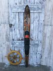 Vintage Wood Water Skis Taperflex Wide Tunnel Slalom Sealant Issues Single Ski