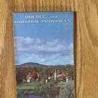 Texaco Map Quebec Canada Montreal Nova Scotia Maritime Provinces 1965 Gas Oil