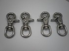 20pcs Stainless Steel Swivel Trigger Clip Lobster Clasp Snap Hook Fast Shipping 
