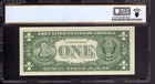 1957  1 Silver Certificate Star Note Fr 1619  Low Serial 414 Pcgs B Gem 66 Ppq