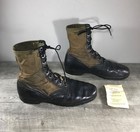 Vintage Vietnam War Tropical Pattern Mens Genesco Boots Leather Combat Size 11