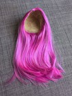 Truly Me 87 Wig Only A Magenta Pink Hair American Girl Doll Custom Replacement