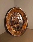 Vtg Copper Tone Jell-o Mold Patriotic Liberty Bell Kitchen Wall Decor Rare 10 C