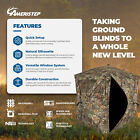 Ameristep Care Taker Pop-up 2 Person Ground Hunting Concealment Blind  Realtree
