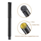 Black Forest Pro Carbon Fiber Fountain Pen Medium Nib Ink Refill Converter