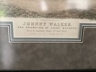 Johnny Walker Framed Boxing Lithograph  champion Of Lightweights  24   x 28   -rare