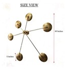 Antique Brass Handmade Chandelier  Vintage Art Deco Chandelier Ceiling Fixture