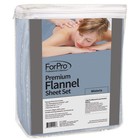 Forpro Premium Flannel 3-piece Massage Sheet Set  Wisteria